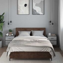 Berkfield Home Wall-mounted Bedside Cabinets 2 pcs Grey Sonoma 40x31x39.5 cm - thumbnail 3