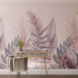 Superfresco Easy Flora & Fauna Purple Print To Order 3m x 2.8m Mural - thumbnail 1