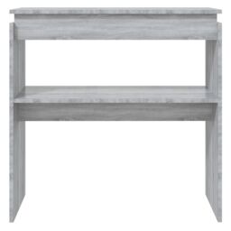 Berkfield Home Console Table Grey Sonoma 80x30x80 cm Engineered Wood - Size: 80 x 30 x 80 cm - thumbnail 3