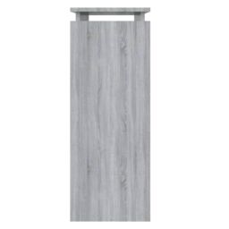 Berkfield Home Console Table Grey Sonoma 80x30x80 cm Engineered Wood - Size: 80 x 30 x 80 cm - thumbnail 4