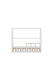 Living and Home Wooden House Bed Frame in White - thumbnail 5