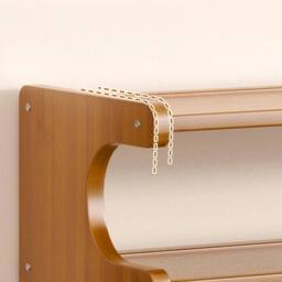 FORGEVIO 5 Tier Narrow Shoe Rack Bamboo Shoe Storage Space Saving in Brown - thumbnail 4