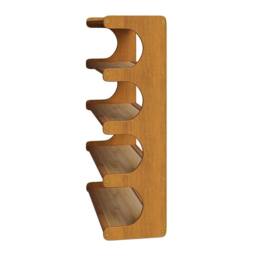FORGEVIO 5 Tier Narrow Shoe Rack Bamboo Shoe Storage Space Saving in Brown - thumbnail 5