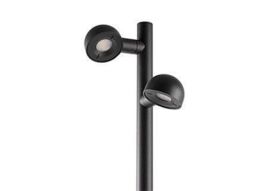 Netlighting Brot Integrated LED Bollards Outdoor Ground Light Black 2700K - thumbnail 2