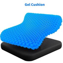 KORVIXA Blue（41*35*2.5CM）Double Thick Soft Sitter Cushion in Blue - Size: 120 cm x 90 cm