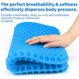 KORVIXA Blue（41*35*2.5CM）Double Thick Soft Sitter Cushion in Blue - Size: 120 cm x 90 cm - thumbnail 5