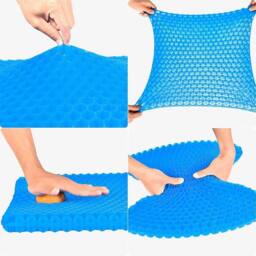 KORVIXA Blue（41*35*2.5CM）Double Thick Soft Sitter Cushion in Blue - Size: 120 cm x 90 cm - thumbnail 3
