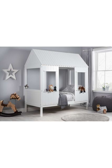 Birlea Treehouse Bed in White - Size: Single - image 1