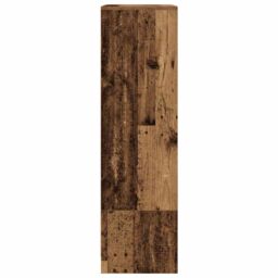 Berkfield Home Cabinet with Drawer Old Wood 55.5x34x119.5 cm Engineered Wood in Brown - thumbnail 7