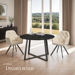 tectake Armchair Lucia Per Piece - Cream - Size: 1 Pack - thumbnail 8