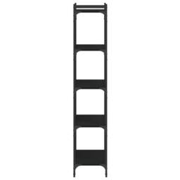 Berkfield Home Bookcase 5-Tier Black 60x30x154 cm Engineered Wood - Size: 60 x 30 x 154 cm - thumbnail 5