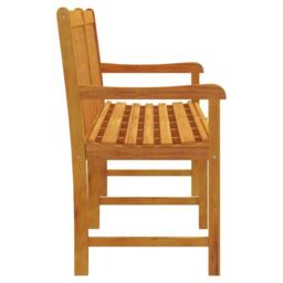 Berkfield Home Classic Garden Bench 180 cm Solid Acacia Wood in Brown - thumbnail 4