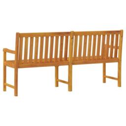 Berkfield Home Classic Garden Bench 180 cm Solid Acacia Wood in Brown - thumbnail 5