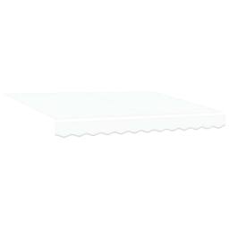 Berkfield Home Awning Replacement Fabric for 3.5x2.5 m Frame White - thumbnail 1