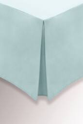Helena Springfield 'Plain Dye' 180TC Valance in Duck Egg Blue - Size: King - thumbnail 1