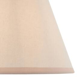 Netlighting Burley Rechargeable Floor Lamp Fabric Ivy Shade 25cm in White - thumbnail 6