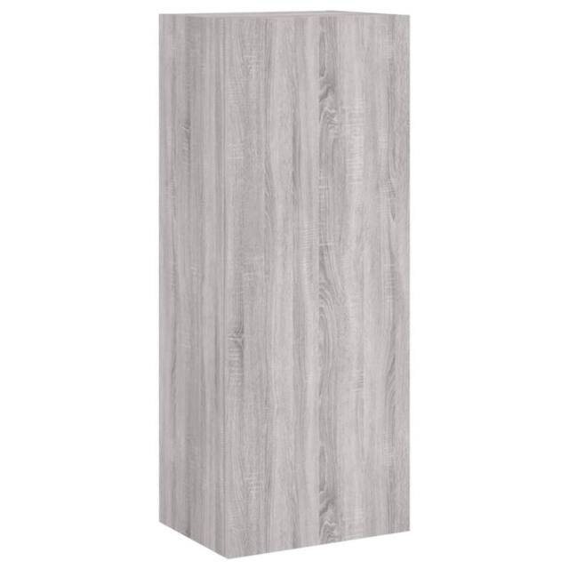 Berkfield Home TV Wall Cabinet Grey Sonoma 40.5x30x102 cm Engineered Wood - image 1