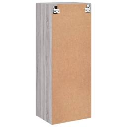 Berkfield Home TV Wall Cabinet Grey Sonoma 40.5x30x102 cm Engineered Wood - thumbnail 9