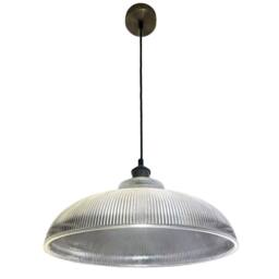 CGC Lighting Jacinta XL Clear Glass Ribbed Extra Large Lampshade - thumbnail 5