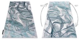 RugsX De Luxe Rug in Grey - Size: 120 cm x 170 cm - thumbnail 3