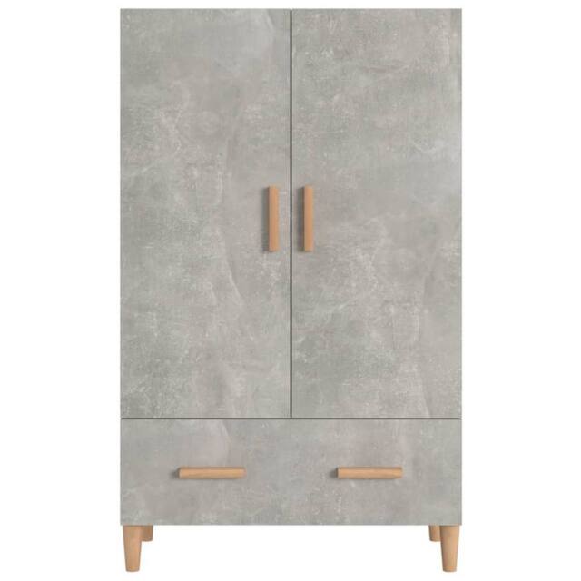 Berkfield Home Highboard Concrete Grey 70x31x115 cm Engineered Wood - Size: 70 x 31 x 115 cm - image 1