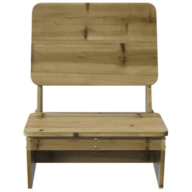 Berkfield Home Beautiful Garden Chair 60x64x70.5 cm Impregnated Wood Pine in Brown - image 1