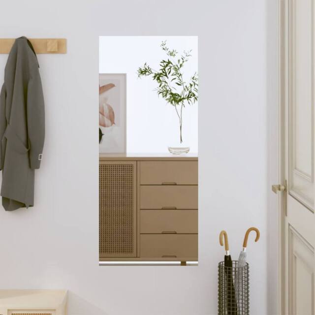Berkfield Home Wall Mirror 40x80 cm Glass Rectangle in Silver - image 1
