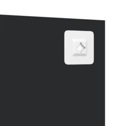 Berkfield Home Wall Mirror 40x80 cm Glass Rectangle in Silver - thumbnail 4