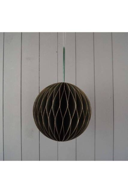KDMD Hanging Handmade Green Circular Bauble Paper - Flat Packed - image 1
