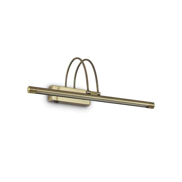 Netlighting Bow LED Medium Picture Wall Light Antique Brass in Yellow - image 1