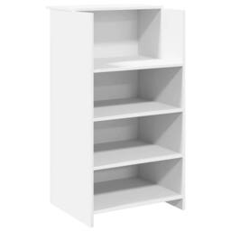 Berkfield Home Reception Desk White 155x50x103.5 cm Engineered Wood - thumbnail 8