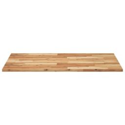 Berkfield Home Desk Top Oil Finished 80x70x2 cm Solid Wood Acacia in Brown - Size: 80 x 70 x 2 cm - thumbnail 4