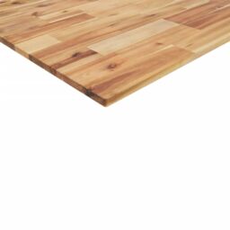 Berkfield Home Desk Top Oil Finished 80x70x2 cm Solid Wood Acacia in Brown - Size: 80 x 70 x 2 cm - thumbnail 7