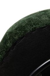 Living and Home Dark Green Modern Chenille Upholstered Lounge Chair - thumbnail 9