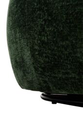 Living and Home Dark Green Modern Chenille Upholstered Lounge Chair - thumbnail 7
