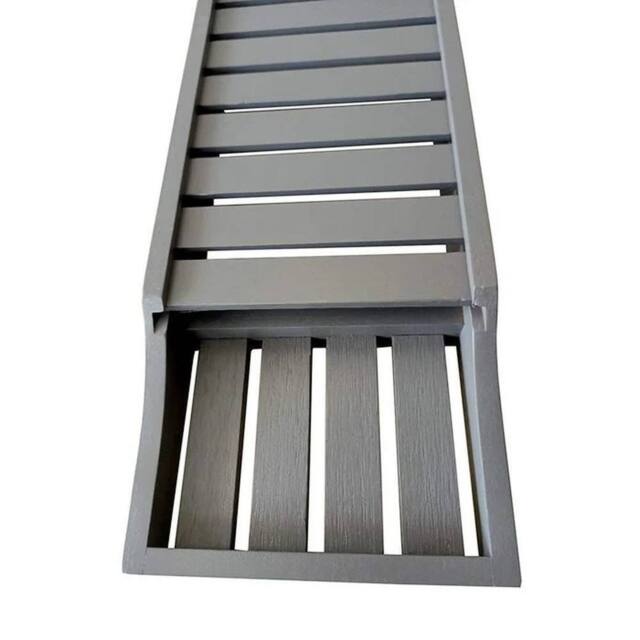 Kelvenix Grey Bamboo Wood Bath Tub Rack - image 1