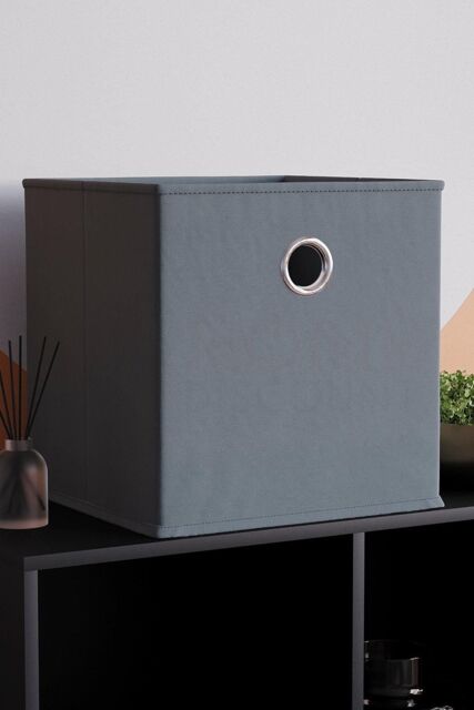 Home Discount Vida Designs Seville Storage Ottoman Velvet Fabric UKFR Furniture in Grey - image 1