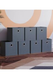 Home Discount Vida Designs Seville Storage Ottoman Velvet Fabric UKFR Furniture in Grey - thumbnail 5
