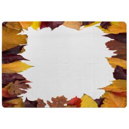 Benjamin Tate Design Orange & Purple Autumn Designer Rug in Natural - Size: Large - thumbnail 1