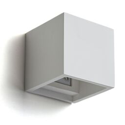 First Choice Lighting Set of 2 Minori - White G9 Plaster Wall Lights - thumbnail 4