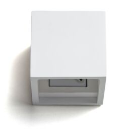 First Choice Lighting Set of 2 Minori - White G9 Plaster Wall Lights - thumbnail 5