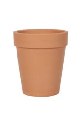 KDMD Bloom Where You Are Planted Terracotta Plant Pot in Light Brown - thumbnail 2