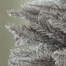 Samuel Alexander 5ft (150cm) Artificial Pencil Pine Grey Christmas Tree with 168 Tips & Stand - thumbnail 7