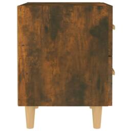 Berkfield Home Bed Cabinet Smoked Oak 40x35x47.5 cm in Brown - thumbnail 4