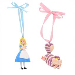 Disney Alice & Cheshire Cat Set of 2 Hanging Decorations - thumbnail 2