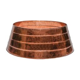 Ivyline Metal Christmas Tree Skirt Copper - H26cm W67cm - Light weight - Premium Quality - thumbnail 2