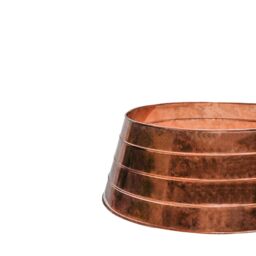 Ivyline Metal Christmas Tree Skirt Copper - H26cm W67cm - Light weight - Premium Quality - thumbnail 3