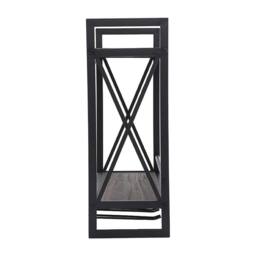 FLAVORA Industrial Wall Mount Wine Rack Glass Holder in Black - Size: 0.6m2 - thumbnail 5
