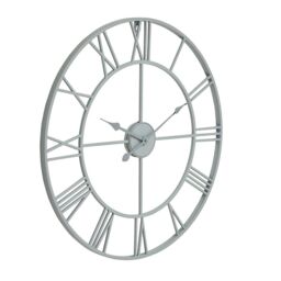 Hill Interiors Skeleton Wall Clock in Grey - thumbnail 1