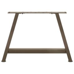 Berkfield Home Coffee Table Legs A-Shaped 2 pcs 70x(42-43) cm Steel in Black - thumbnail 5